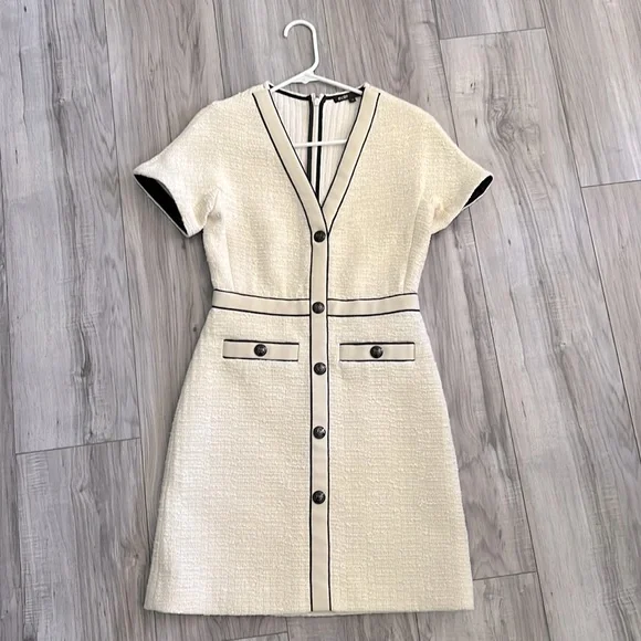 Maje | Dresses | Maje Tweed Dress | Poshmark